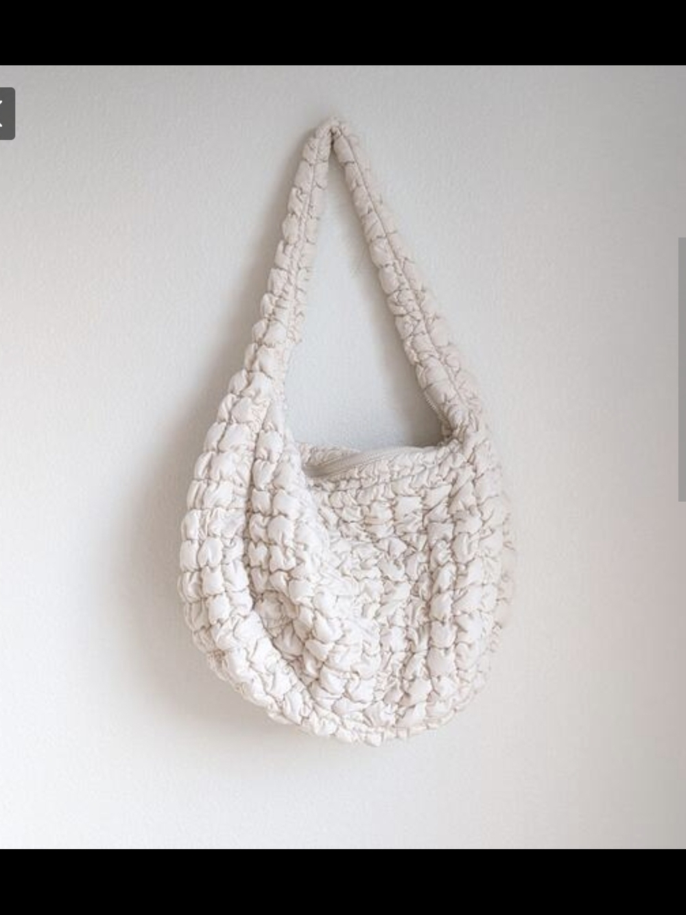 COS Oversized Quilted Crossbody Bag